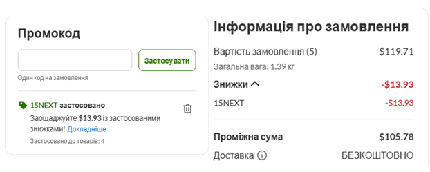 Як застосувати промокод iHerb
